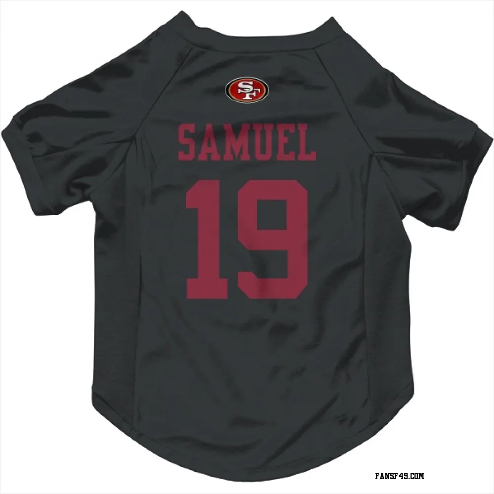 Black San Francisco 49ers Deebo Samuel   Dog & Cat Pet Jersey