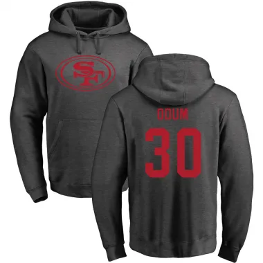 Men's George Odum San Francisco 49ers Pro Line by Branded Ash One Color Pullover Hoodie