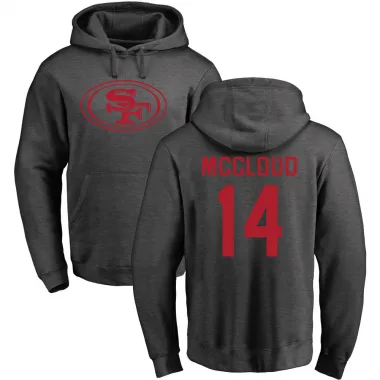 Men's Ray-Ray McCloud San Francisco 49ers Pro Line by Branded Ash One Color Pullover Hoodie
