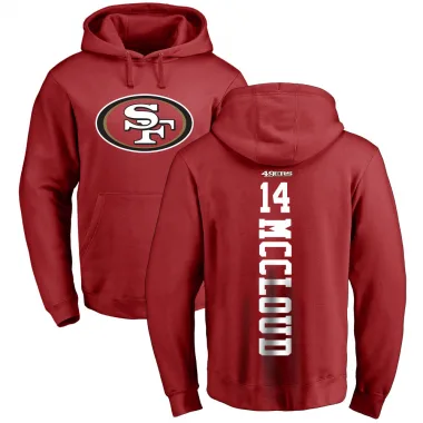 Red Men's Ray-Ray McCloud San Francisco 49ers Pro Line Backer Pullover Hoodie