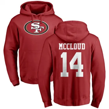 Red Men's Ray-Ray McCloud San Francisco 49ers Pro Line Logo Pullover Hoodie