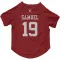Scarlet San Francisco 49ers Deebo Samuel   Dog & Cat Pet Jersey